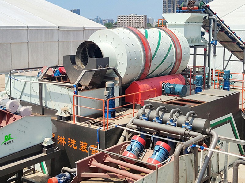 廣州砷污染土壤淋洗修復現場