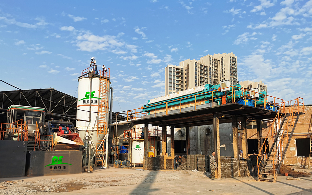 多環芳烴PAHs污染土壤淋洗修復現場