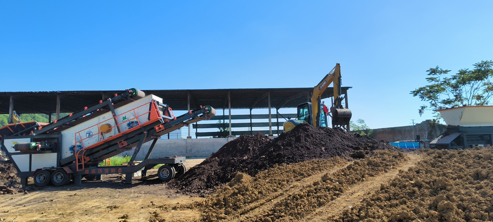 的德森環境篩分車